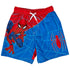 Spider-Man Character Webbing and Logo Toddler Swim Shorts