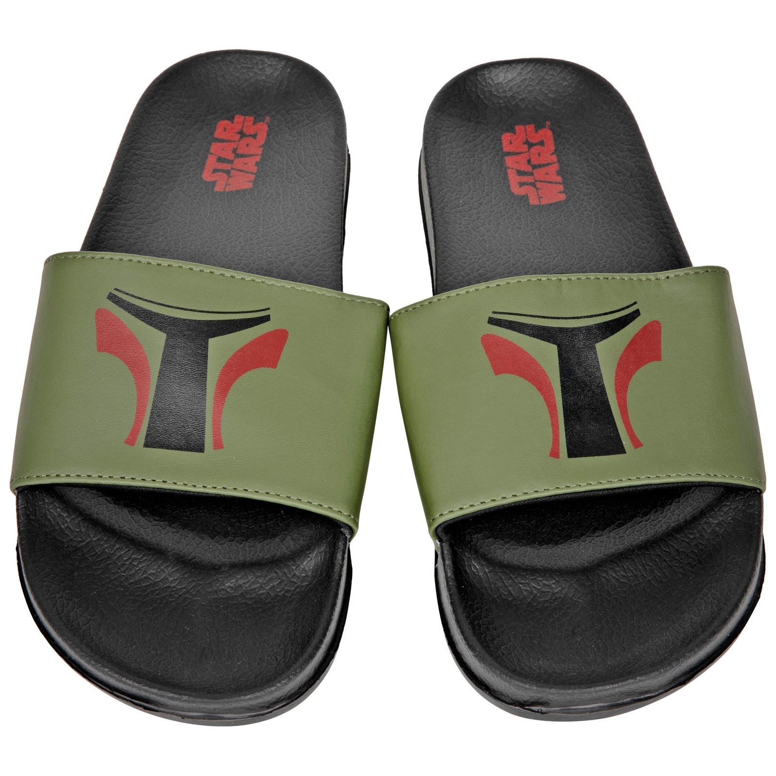 Star Wars Book of Boba Fett Bounty Hunter Helmet Flip Flop Slides