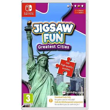 Jigsaw Fun: Greatest Cities (Code in a box) Nintendo Switch