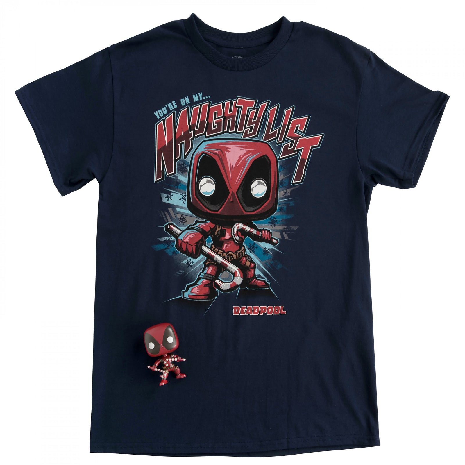 Marvel Holiday Deadpool Funko Pop! & T-Shirt Box Set