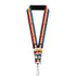 Wonder Woman Striped Lanyard