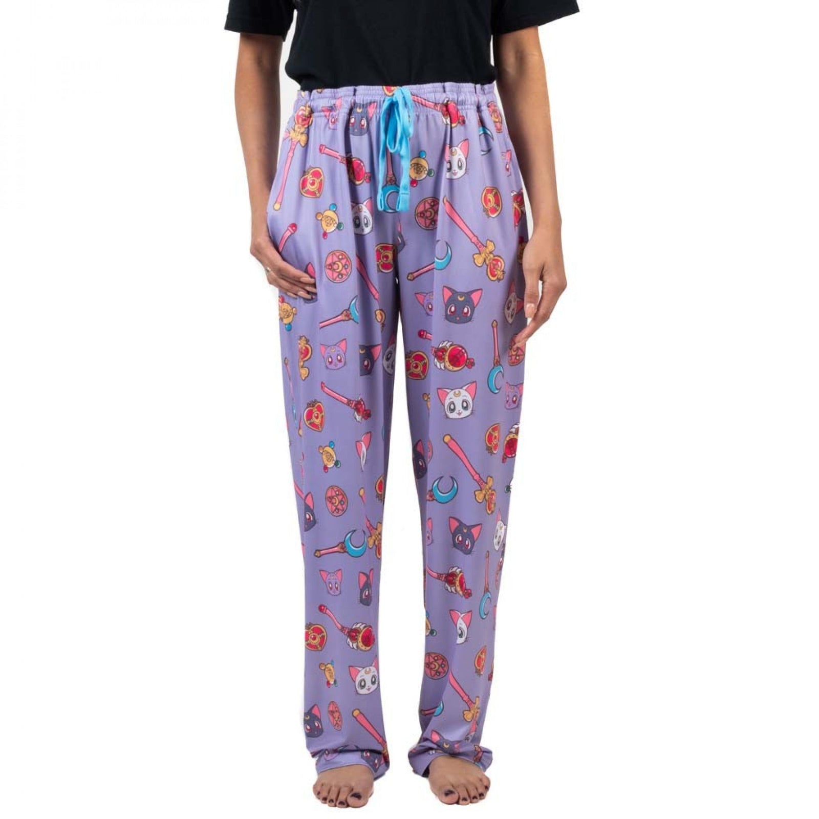Sailor Moon Symbols All Over Print Women's Sleep Pants