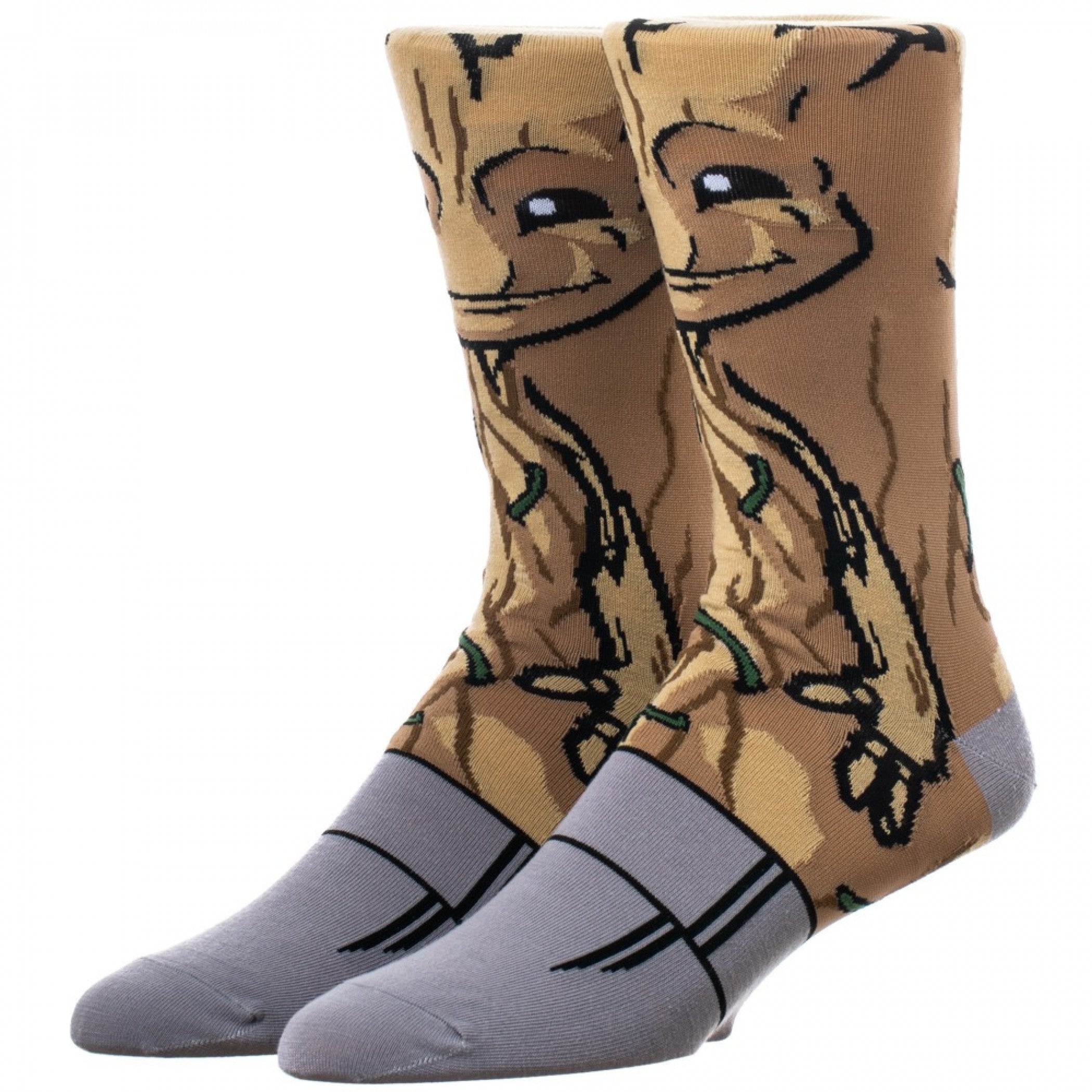 Guardians of the Galaxy Teen Groot 360 Character Crew Sock