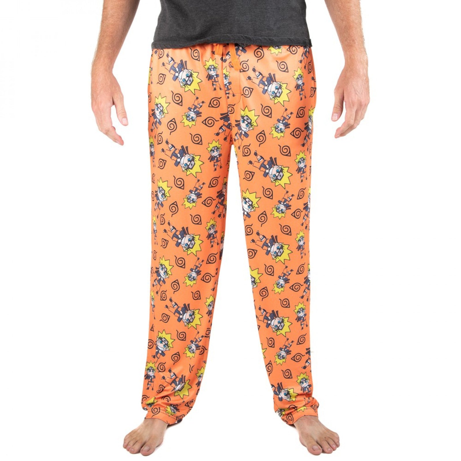 Naruto Character and Symbols All Over Print Sleep Pants