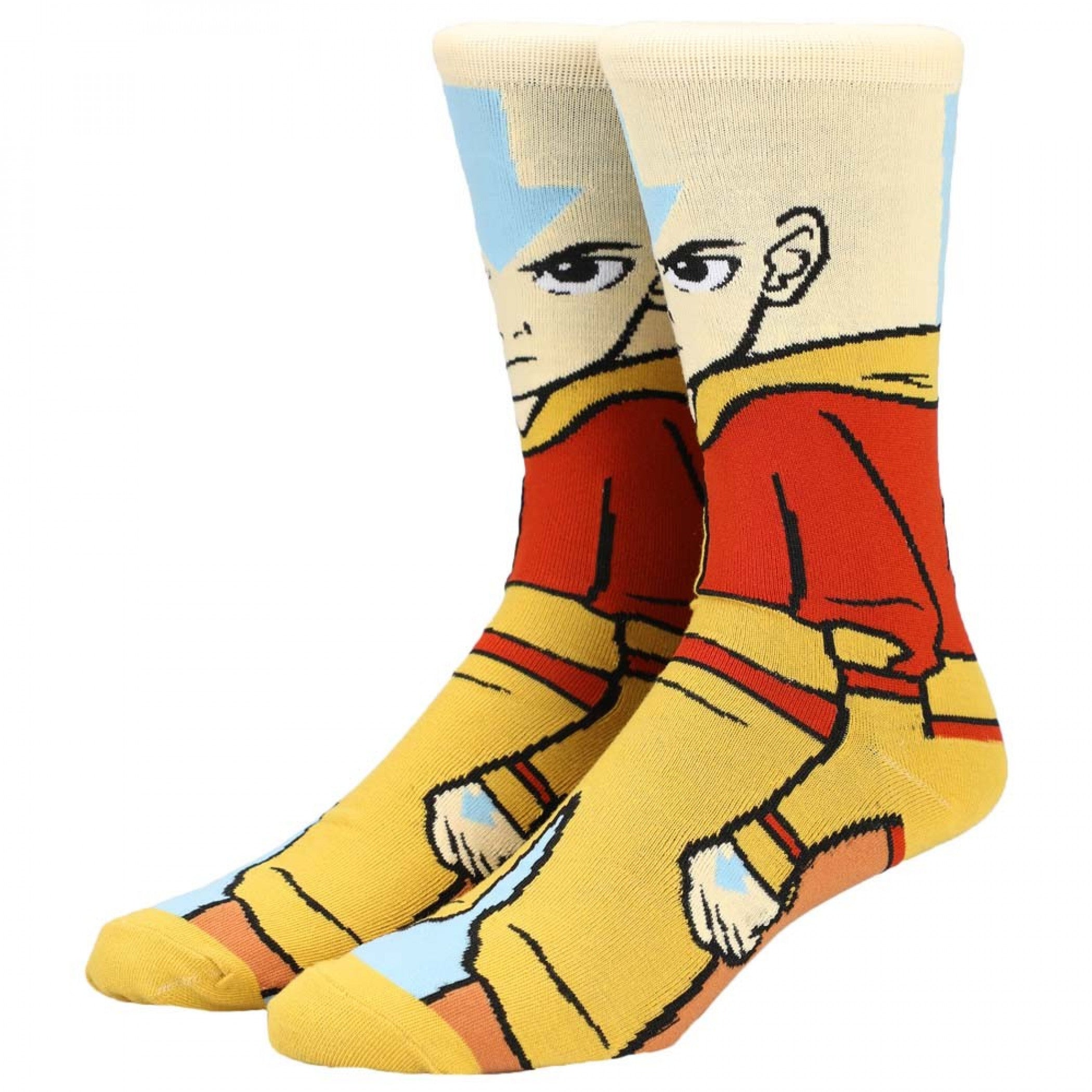 Avatar: The Last Airbender Aang 360 Character Socks