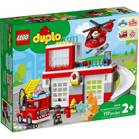 LEGO Fire Station & Helicopter