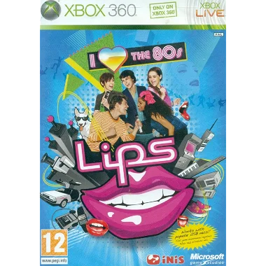 Lips: I Love The 80s (Italian Cover) XBOX 360