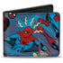 Spider-Man Beyond Amazing Spider Sense Poses Collage Bi-Fold Wallet