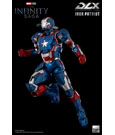 Infinity Saga DLX Action Figure 1/12 Iron Patriot 17 cm