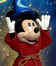 Disney Classic Dynamic 8ction Heroes Action Figure 1/9 Mickey Fantasia Deluxe Version 21 cm