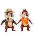 Disney Chip 'n Dale: Rescue Rangers Dynamic 8ction Heroes Action Figures 1/9 Chip & Dale 10 cm