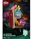 Disney Story Book Series D-Stage PVC Diorama Alice in Wonderland 15 cm