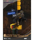 Spider-Man: No Way Home D-Stage PVC Diorama Spider-Man Black and Gold Suit 25 cm