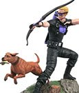 Marvel Comic Gallery PVC Statue Hawkeye with Pizza Dog 23 cm