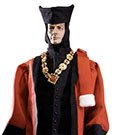 Star Trek: The Next Generation Action Figure 1/6 Judge Q 30 cm