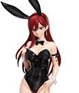 Fairy Tail PVC Statue 1/4 Erza Scarlet Bare Leg Bunny Ver. 48 cm