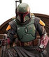 Star Wars: The Mandalorian Premier Collection 1/7 Boba Fett on Throne 24 cm