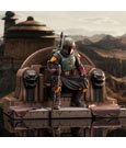 Star Wars: The Mandalorian Premier Collection 1/7 Boba Fett on Throne 24 cm
