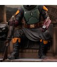 Star Wars: The Mandalorian Premier Collection 1/7 Boba Fett on Throne 24 cm