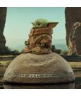 Star Wars The Mandalorian Milestones Statue 1/6 Grogu on Seeing Stone 20 cm