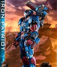 Avengers: Endgame Movie Masterpiece Series Diecast Action Figure 1/6 Iron Patriot 32 cm