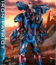 Avengers: Endgame Movie Masterpiece Series Diecast Action Figure 1/6 Iron Patriot 32 cm