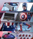 Avengers: Endgame Movie Masterpiece Action Figure 1/6 Captain America (2012 Version) 30 cm