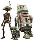 Star Wars The Mandalorian Action Figures 1/6 R5-D4, Pit Droid, & BD-72
