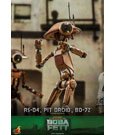 Star Wars The Mandalorian Action Figures 1/6 R5-D4, Pit Droid, & BD-72