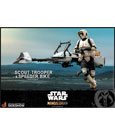 Star Wars The Mandalorian Action Figure 1/6 Scout Trooper & Speeder Bike 30 cm