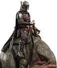 Star Wars The Mandalorian Action Figure 2-Pack 1/6 The Mandalorian & Blurrg 37 cm