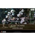 Star Wars Episode VI Action Figure 1/6 Scout Trooper & Speeder Bike 30 cm