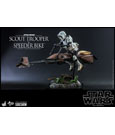 Star Wars Episode VI Action Figure 1/6 Scout Trooper & Speeder Bike 30 cm