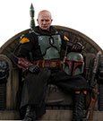 Star Wars The Mandalorian Action Figure 1/6 Boba Fett (Repaint Armor) and Throne 30 cm
