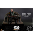 Star Wars The Mandalorian Action Figure 1/6 Boba Fett (Repaint Armor) and Throne 30 cm
