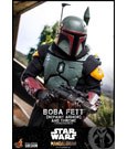 Star Wars The Mandalorian Action Figure 1/6 Boba Fett (Repaint Armor) and Throne 30 cm