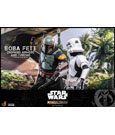 Star Wars The Mandalorian Action Figure 1/6 Boba Fett (Repaint Armor) and Throne 30 cm