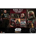 Star Wars The Mandalorian Action Figure 1/6 Boba Fett (Repaint Armor) and Throne 30 cm