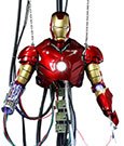 Iron Man Movie Masterpiece Action Figure 1/6 Iron Man Mark III (Construction Version) 39 cm