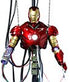 Iron Man Movie Masterpiece Action Figure 1/6 Iron Man Mark III (Construction Version) 39 cm