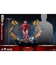 Iron Man 2 Action Figure 1/4 Iron Man Mark IV with Suit-Up Gantry 49 cm