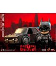 The Batman Cosbaby Mini Figure Set Batman & Batmobile 12 cm