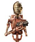 Star Wars: Episode II Action Figure 1/6 Battle Droid (Geonosis) 31 cm