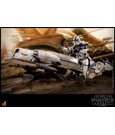 Star Wars The Clone Wars Action Figure 1/6 Commander Appo & BARC Speeder 30 cm
