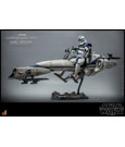 Star Wars The Clone Wars Action Figure 1/6 Commander Appo & BARC Speeder 30 cm