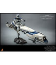 Star Wars The Clone Wars Action Figure 1/6 Commander Appo & BARC Speeder 30 cm
