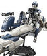 Star Wars The Clone Wars Action Figure 1/6 Heavy Weapons Clone Trooper & BARC Speeder with Sidecar 30 cm
