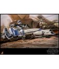 Star Wars The Clone Wars Action Figure 1/6 Heavy Weapons Clone Trooper & BARC Speeder with Sidecar 30 cm