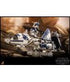 Star Wars The Clone Wars Action Figure 1/6 Heavy Weapons Clone Trooper & BARC Speeder with Sidecar 30 cm