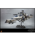 Star Wars The Clone Wars Action Figure 1/6 Heavy Weapons Clone Trooper & BARC Speeder with Sidecar 30 cm